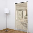 thumbnail image 5 of Real Bamboo Beaded Curtain - Large Diameter Bamboo Beads - Commercial Durability for Living Rooms, Balconies, Courtyards, Study Rooms, Clubs, Porches (70.87*35.43inch), 5 of 9