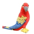 thumbnail image 5 of Dualoai Plush Bird Stuffed Toy Budgerigar Plush Toy Kids 19.69inchx10.24inch Present Red Blue Yellow, 5 of 9