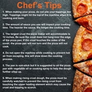 MasterChef Electric 12 Pizza Maker- Cook Homemade Calzones, Quesadillas & Cookies! - Adjustable Temp Control for Crispy Crust- Great Gift for Cooks