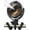 Black, variant on SONG Misting Stroller Fan, 4000mAh Battery Operated Portable Fan with Light & 360° Pivoting, Personal Fans with Flexible Tripod for Baby, Office, Travel,Treadmill,Outdoors