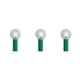 thumbnail image 1 of Mini ventilador de mano recargable Injueey enfriador personal Verde, 1 of 6