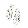 thumbnail image 4 of Women Polka Dot Thin Strap Flat Thong Flip Flop Sandals White 7.5, 4 of 7