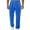 Blue, variant on Mens Sweatpants Casual Fashion Plush Solid-color Pocket Drawstring Elastic Waist Pants Purple,XL