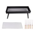 thumbnail image 2 of Portable Charcoal BBQ Grill, Foldable Portable BBQ Grill Scratch  Multifunctional Convenient Storage  for Picnics Garden Beach Party, 2 of 8