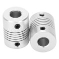 thumbnail image 4 of Aluminum Alloy Coupler, Coupler Stepper Aluminum Alloy Shaft Coupler 2Pcs  For DIY 3D Printer Accessories For 3D Printer For Shaft Coupling For Stepping Motor, 4 of 8