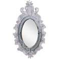 thumbnail image 2 of Elegant Lighting Murano 22" Decorative Mirror in Silver, 2 of 2