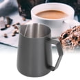 thumbnail image 3 of Measuring Cup, 304 Stainless Steel Pointed Mouth Safe Frothing Pitcher With Inner Scale For Kitchen For Home, 3 of 8