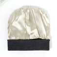 thumbnail image 2 of TELOLY Winter Hats for Men,Sleek Satin Lining Beanies Hats Men,Enhances Wear Experience Winter Hat,Wine Red, 2 of 5