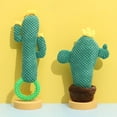 thumbnail image 2 of Pet Molar Toy Cactus Shape Design Bite Resistant Plush Creative Pet Bite Sounding Toy for Puppy, 2 of 8