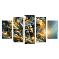 thumbnail image 1 of Cuadro decorativo para sala recamara Abstracto Mujer Nubes Cabello elegante moderno minimalista Set de 5 piezas Cuadros Abigail, 1 of 5