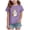 Purple, variant on CFXNMZGR Girls Short Sleeve Shirts Casual Tops for Girl Girl's Graphic Short Sleeve T Shirt Summer Tee Top (Green,7-8 Years)