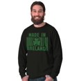 thumbnail image 5 of Made In Ireland St Patricks Day Pride Long Sleeve TShirt Men Women Brisco Brands X, 5 of 6