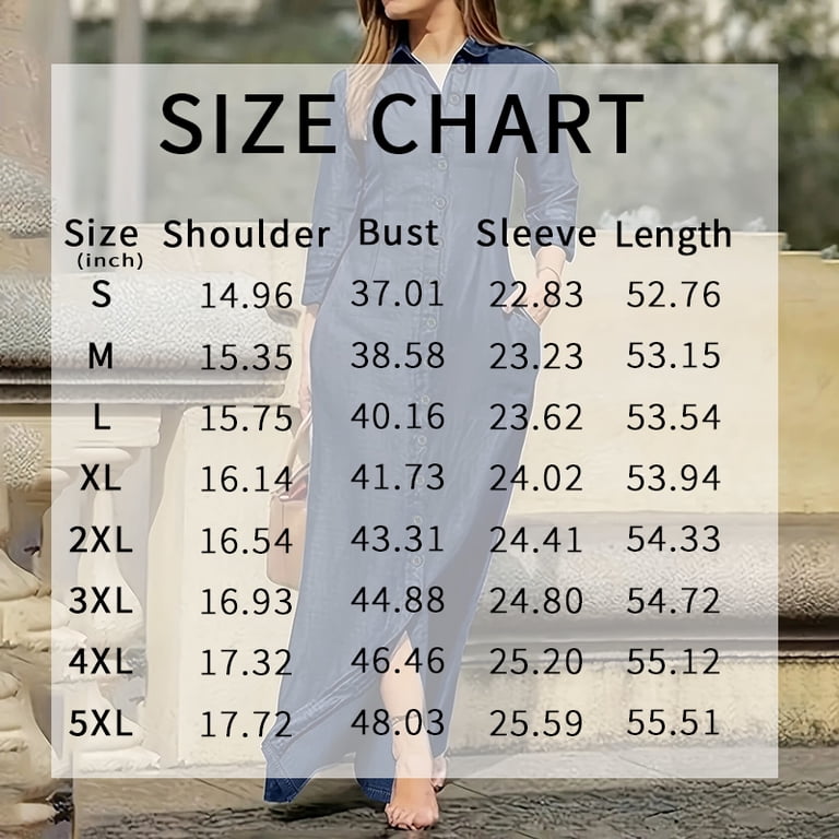 maxi dress size chart Prom Dress Size Guide with US Measurements