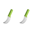 thumbnail image 1 of Cortador Frutas Inoxidable Con Antideslizante Divisor () Verde, 1 of 4
