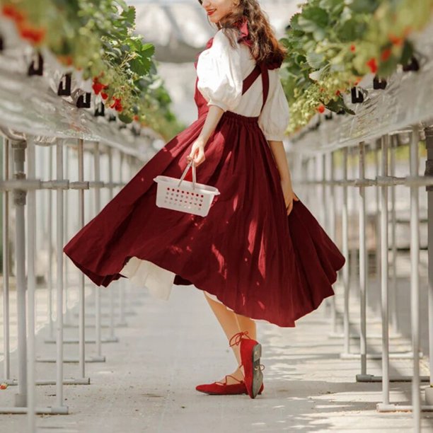 Retro Cotton Linen Women'S Dress Casual Petal Sleeve Back Cross Elastic Waist Elegant Dresses For Women Long Midi Sundress zhangmengya LED