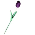 thumbnail image 2 of AYYUFE Pretty Latex Real Touch Artificial Silk Tulip Flower Wedding Bouquet Home Décor, 2 of 8