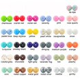 thumbnail image 4 of LOFCA 50 cuentas de silicona de 9/12/15 MM, cuentas redondas para hacer joyas, pulseras, llaveros, collares, accesorios de joyería, 4 of 5