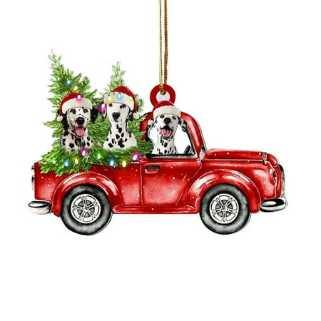 

Christmas Tree Hanging Pendant Wood Creative Hanging Wooden One-side Printed Christmas Hanging Decorations For Christmas Home Decorations Holiday Decor 4