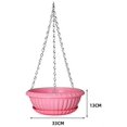 thumbnail image 3 of Hanging Flower Pots with Drip Rack and Chain Plastic Hanging, 3 of 3