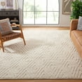 thumbnail image 2 of SAFAVIEH Natura Aylen Diamond Area Rug, Ivory, 8' x 10', 2 of 9