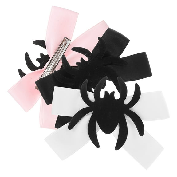 Raindrops Durable Assorted Color Spider Hair Clips for Women's  BowShaped Accessories Perfect for Costume Parties