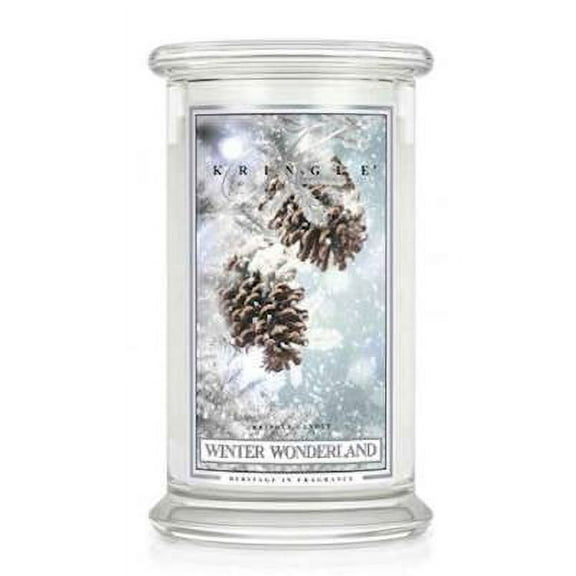WINTER WONDERLAND Large 2-Wick 22 oz 100 Hour Jar by Kringle Candles