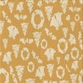 thumbnail image 1 of Ahgly Company Indoor Square Patterned Macaroni and Cheese Yellow Area Rugs, 6' Square, 1 of 6