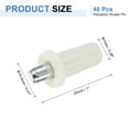 thumbnail image 2 of 40pcs Shutter Repair Pins, Spring Loaded Plantation Shutter Replacement Repair Pins Metal Plantation Shutter Pins Louvers Staples for Windows, White(1 x 0.46 x 0.31 Inch), 2 of 7