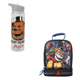Five Nights At Freddy's Security Breach Fitness Through Food 24 Oz Single  Wall Plastic Water Bottle