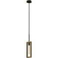 thumbnail image 2 of Sunshine Lighting B3167014 Ambiate Rettan Pendant Light Fixture E26 Base - 40W - Black & Gold, 2 of 6