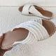 thumbnail image 1 of Zapatillas planas Mujer Nuevas sandalias cruzadas de felpa de mezclilla y zapatillas Wmkox8yii ytu3609, 1 of 4