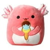 Squishmallows Official Kellytoy Plush 7.5 Inch (Archie The Axolotl with Ice Cream Cone)