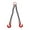 2 Hook, variant on RC Car Lifting Chain Metal Sling Hook Simulation Sturdy Durable Decorative Piece for Car Model Hobbyists