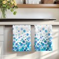 thumbnail image 7 of Ombre Blue Polka Dot Kitchen Towels Set of 1, Abstract Watercolor Geometric Gradient Absorbent Dish Towels for Kitchen, Microfiber Hand Towel, Quick Drying Tea Towel for Cleaning Dishcloths, 7 of 7