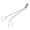 Silver, variant on Nieyigj Stainless Steel Candle Wick Trimmer Scissors Heart Clip Tool, Semicircular Plating Rust-Resistant Cutter for Candle Lovers, 6.89 inches / 17.5 cm (Rose Gold)