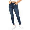 thumbnail image 2 of Celebrity Pink Women's Juniors Curvy Mid Rise Ankle Skinny, 27" Inseam, Sizes 1-15, 2 of 5
