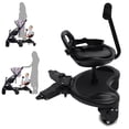 thumbnail image 6 of Miumaeov Adjustable Glider Board Baby Stroller Kid Board Buggy Board w/Seat Max Load 25kg, 6 of 12