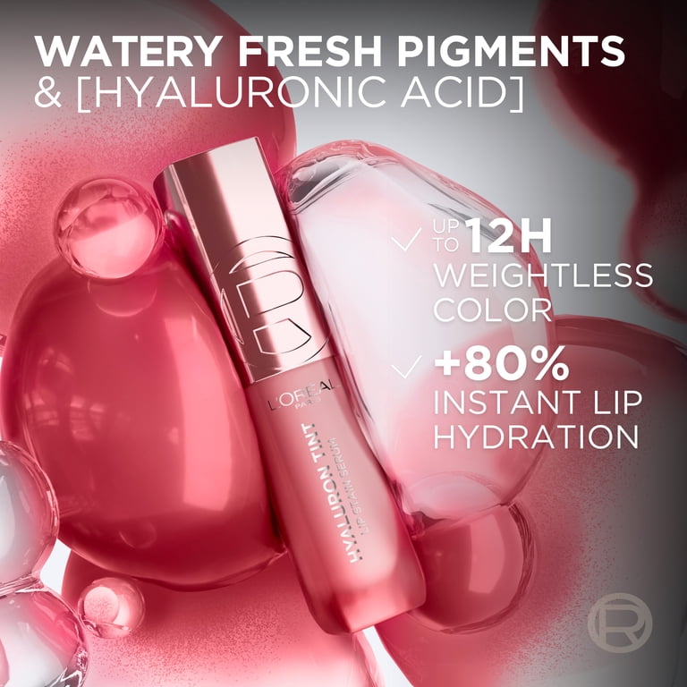 L'Oréal Paris Hyaluron Tint Lip Stain, Worth It, 0.16 fl oz photo 6