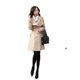 thumbnail image 5 of Jumpingount Mujer frío Otoño Invierno abrigo a prueba de viento con bolsillos ropa de moda regalos disfraz actividad Casual Abrigos y chamarras Caqui Jumpingount AP013740-01, 5 of 6