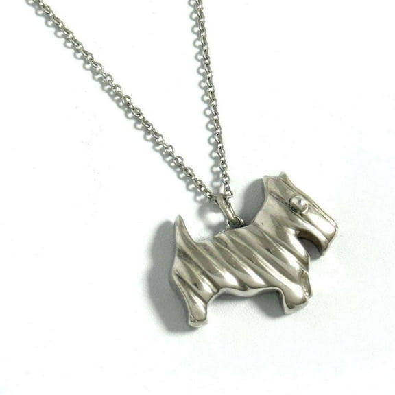 Pre-Owned Tiffany Women's Dog Pendant Necklace