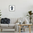 thumbnail image 3 of Stupell Industries Adorable Baby Penguin Bird Arctic Animal Illustration Framed Wall Art, 17 x 17, Design by Ale Saiz Studio, 3 of 5