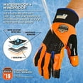 thumbnail image 3 of Ergodyne ProFlexÂ® 818WP Performance Thermal Waterproof Utility Gloves, Orange, L, 3 of 3
