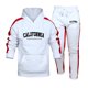 thumbnail image 1 of Conjunto de chándal con capucha y estampado de moda para hombre, ropa deportiva informal para exteriores, para uso diario, otoño e invierno, novedad, 1 of 3