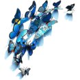 thumbnail image 4 of 3D Butterfly Wall Decor Stickers 108PCs Removable PVC Film for Home Decoration, 4 of 5
