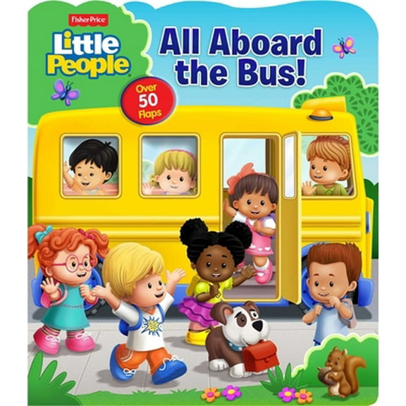 Pre-Owned Fisher-Price Little People: All Aboard the Bus! (Board book) 0794443575 9780794443573