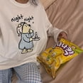 thumbnail image 2 of Disney-Conjunto de pijama de Winnie the Pooh para mujer, Top de manga larga y pantalones a cuadros, ropa de casa Kawaii informal, primavera y verano, 2 of 3