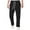 hgg433-Black, variant on Men's Solid Color Rivet Detail Pants Loose Fit with Pockets Drawstring and Elastic Waist Edgy Street Style Long Trousers,XXXL,White