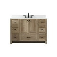 thumbnail image 3 of Elegant Decor Soma 48" MDF Single Bathroom Vanity with Backsplash in Natural Oak, 3 of 8