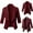 01 Wine, variant on Hooded Coats for Women Jackets for Women Trendy Dressy Womens Long Winter Coats Women's Blazers & Suit Jackets