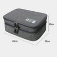 thumbnail image 6 of Joernso Cable Storage Bag Double Layer Large Capacity Portable Electronics Gadget Travel Organizer for Home, 6 of 8